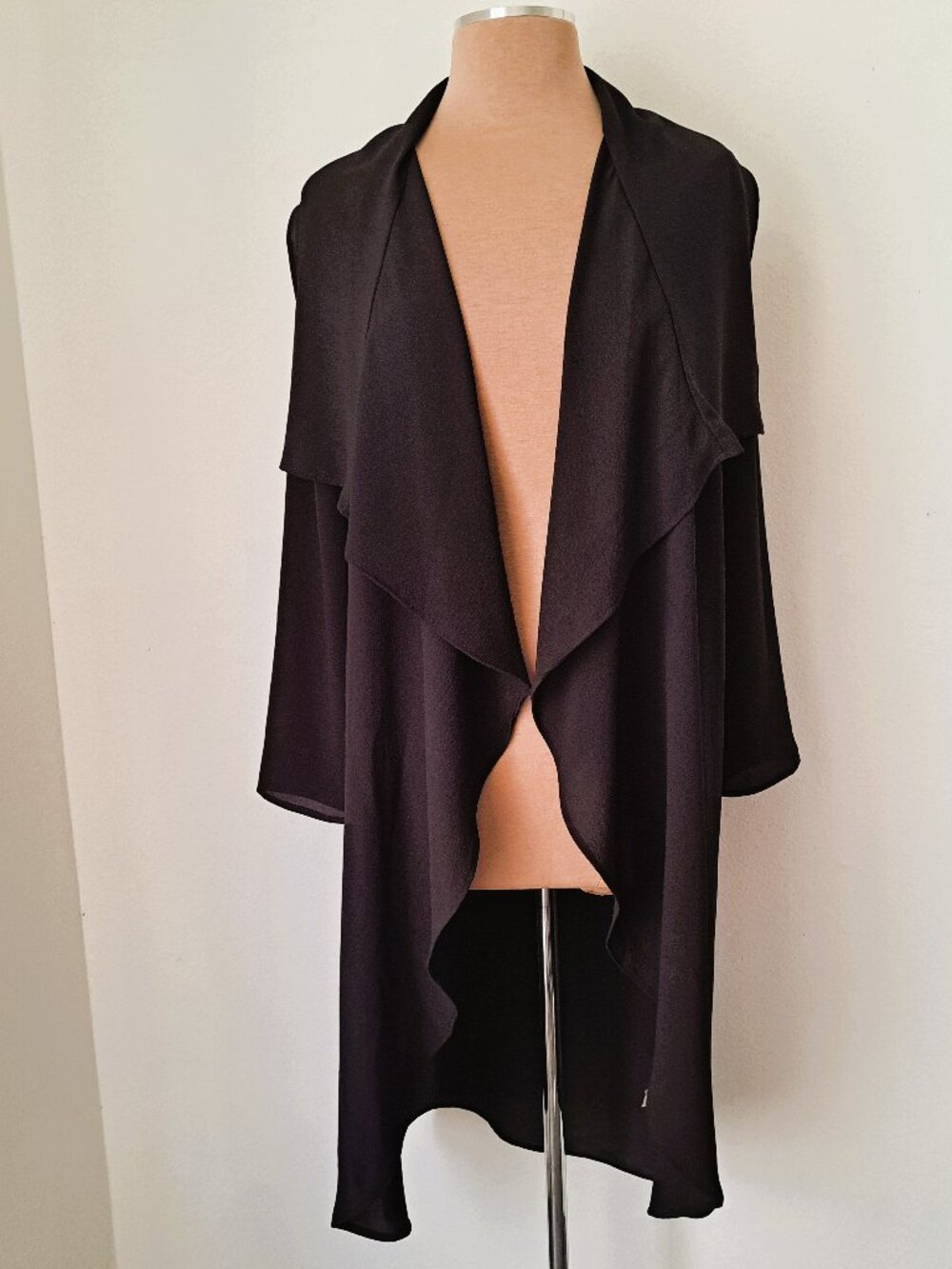 Love Republic Women's Black Sheer Cover Dress Long Sleeve Size M